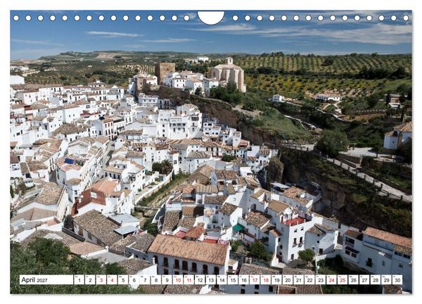 Produktbild: Momente einer Reise - Pueblos Blancos (Wandkalender 2027 DIN A4 quer), CALVENDO Monatskalender
