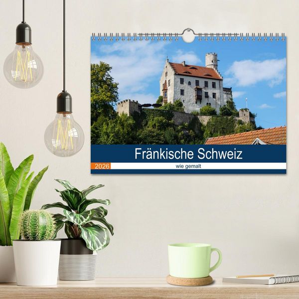 Produktbild: Fr&auml;nkische Schweiz wie gemalt (Wandkalender 2026 DIN A4 quer), CALVENDO Monatskalender