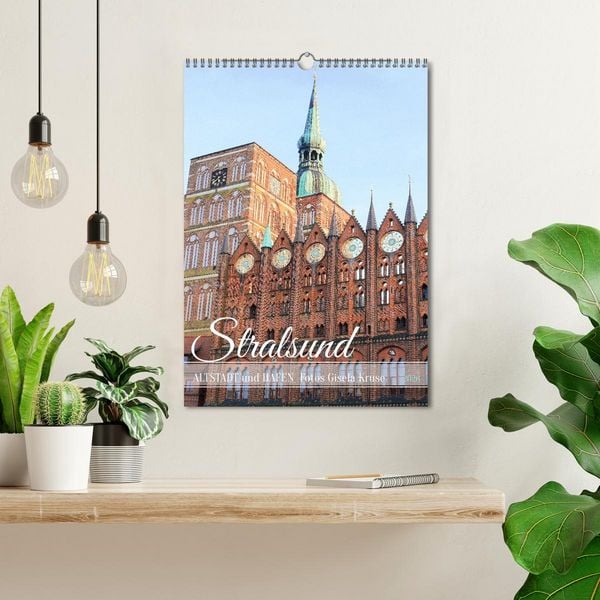 Produktbild: Stralsund - Altstadt und Hafen (Wandkalender 2026 DIN A3 hoch), CALVENDO Monatskalender