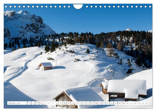 Produktbild: Bekannte und unbekannte Wanderziele in S&uuml;dtirol (Wandkalender 2026 DIN A4 quer), CALVENDO Monatskalender