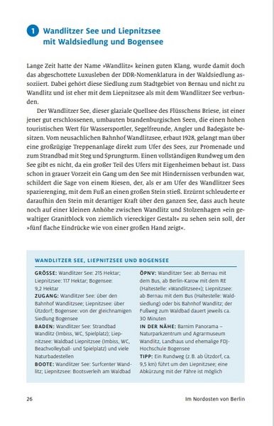 Produktbild: Die sch&ouml;nsten Seen in Brandenburg