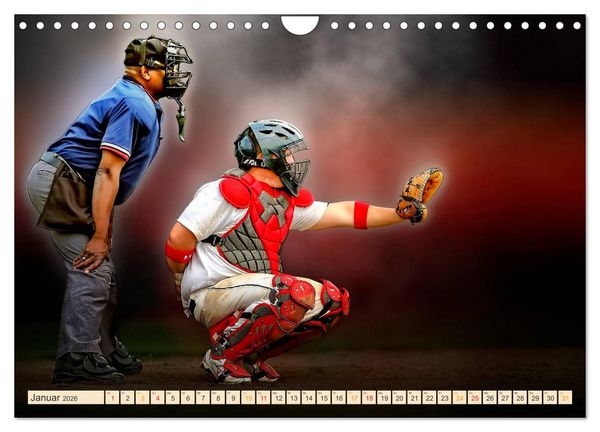 Produktbild: Baseball - Fight (Wandkalender 2026 DIN A4 quer), CALVENDO Monatskalender