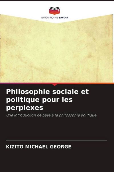 Produktbild: Philosophie sociale et politique pour les perplexes