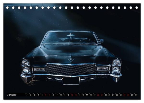 Produktbild: American Classic Cars (Tischkalender 2026 DIN A5 quer), CALVENDO Monatskalender