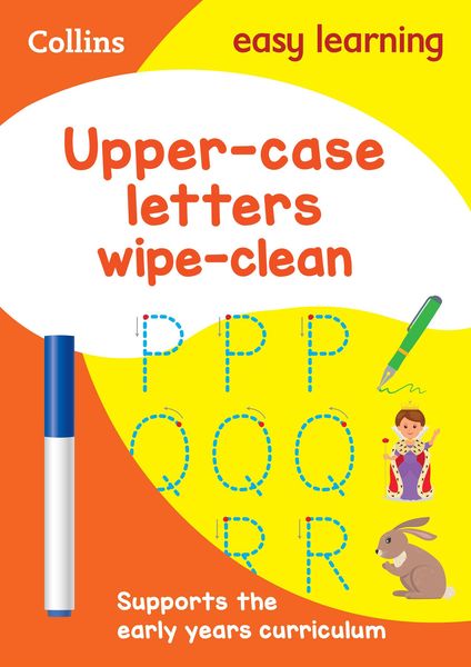 Produktbild: Upper Case Letters Age 3-5 Wipe Clean Activity Book
