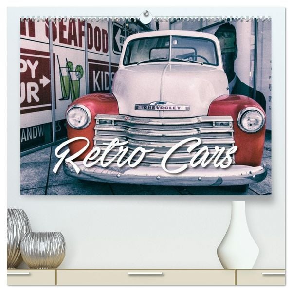 Produktbild: Retro Cars (hochwertiger Premium Wandkalender 2026 DIN A2 quer), Kunstdruck in Hochglanz