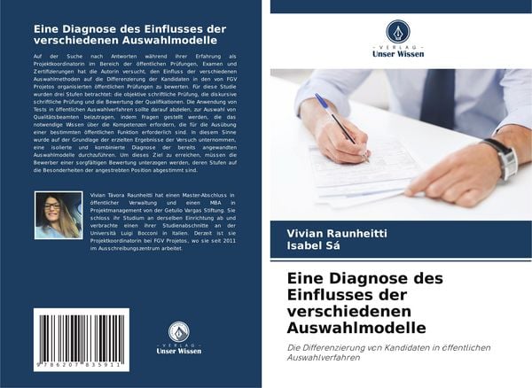 Produktbild: Eine Diagnose des Einflusses der verschiedenen Auswahlmodelle