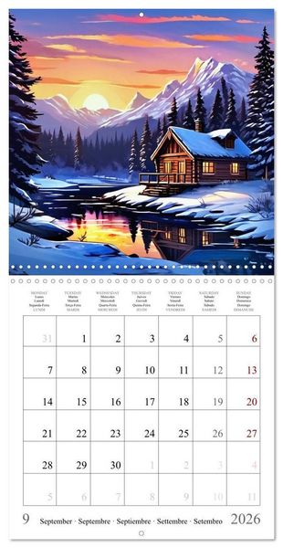 Produktbild: Bilkova, H: Magic Forest - Vacation (Wall Calendar 2026 12 &times;