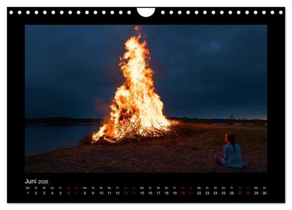 Produktbild: Finnland - Nordische Farbenspiele (Wandkalender 2026 DIN A4 quer), CALVENDO Monatskalender