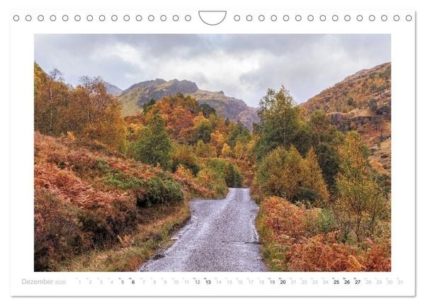 Produktbild: Schottland - Ein Roadtrip durch die herbstlichen Highlands (Wandkalender 2026 DIN A4 quer), CALVENDO Monatskalender
