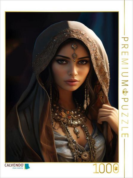 Produktbild: CALVENDO Puzzle Arabische Prinzessin | 1000 Teile Lege-Gr&ouml;&szlig;e 64x48cm Foto-Puzzle f&uuml;r gl&uuml;ckliche Stunden