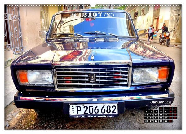 Produktbild: LADA-2107 - Die Auto-Ikone der UdSSR (Wandkalender 2026 DIN A2 quer), CALVENDO Monatskalender