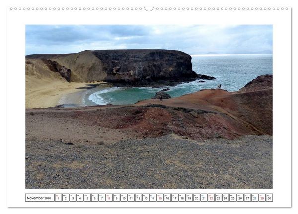 Produktbild: Lanzarote - Playa Blanca (Wandkalender 2026 DIN A2 quer), CALVENDO Monatskalender