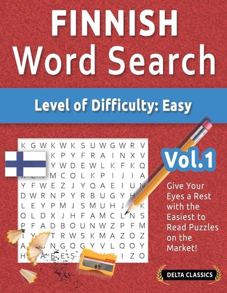 Produktbild: Finnish Word Search - Level Of Difficulty