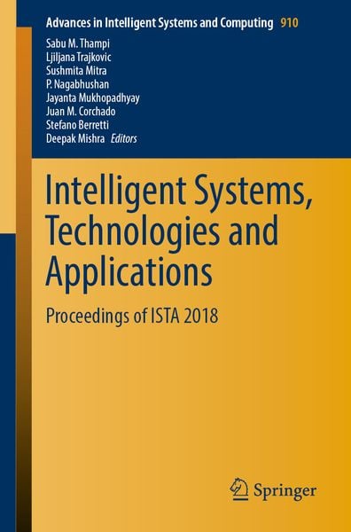 Produktbild: Intelligent Systems, Technologies and Applications