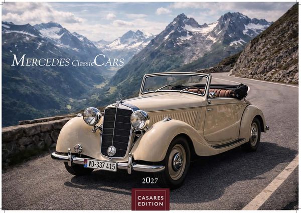 Produktbild: Mercedes Classic Cars Kalender 2027 &ndash; Wandkalender | Fotokalender Oldtimer 24x35cm - Mercedes Oldtimer - Eleganz & Geschichte im Kalenderformat
