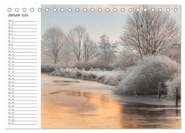 Produktbild: Worpswede - Natursch&ouml;nheiten im Teufelsmoor (Tischkalender 2026 DIN A5 quer), CALVENDO Monatskalender