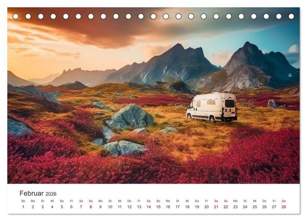Produktbild: Der Ruf des Nordens (Tischkalender 2026 DIN A5 quer), CALVENDO Monatskalender