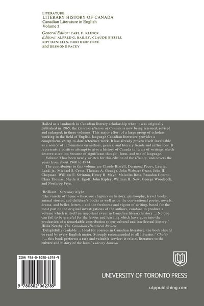 Produktbild: Literary History of Canada