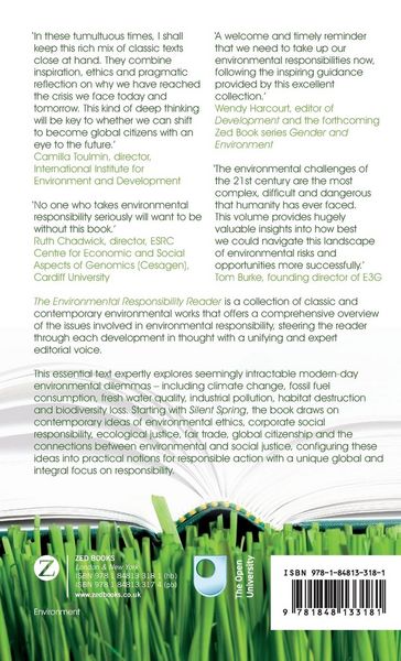 Produktbild: The Environmental Responsibility Reader
