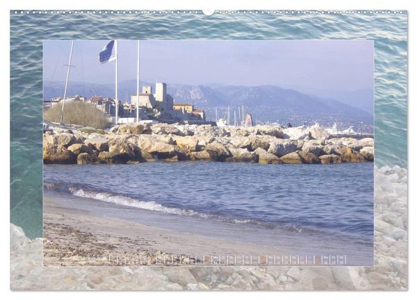 Produktbild: Nizza, C&ocirc;te d'Azur (hochwertiger Premium Wandkalender 2026 DIN A2 quer), Kunstdruck in Hochglanz