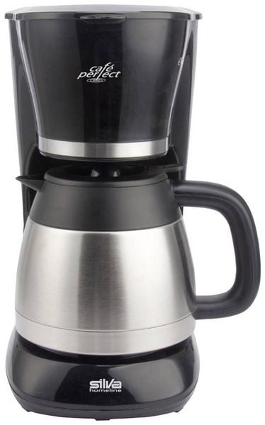 Produktbild: Silva Homeline KA-T 4505 sw Kaffeemaschine Schwarz, Inox Fassungsverm&ouml;gen Tassen=10 Isolierkanne