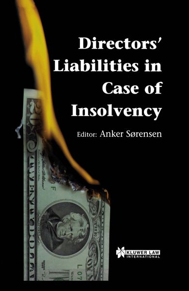 Produktbild: Directors' Liabilities in Case of Insolvency
