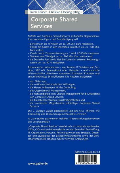 Produktbild: Corporate Shared Services