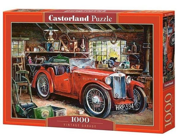 Produktbild: Castorland 1000 Piece Jigsaw Puzzle, Vintage Garage, Automobile, Classic Car, Adult Puzzle, Castorland C-104574-2