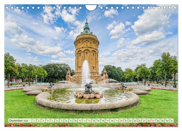 Produktbild: Mannheim Impressionen (Wandkalender 2026 DIN A4 quer), CALVENDO Monatskalender