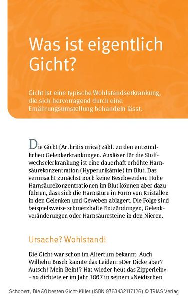 Die 50 besten Gicht-Killer