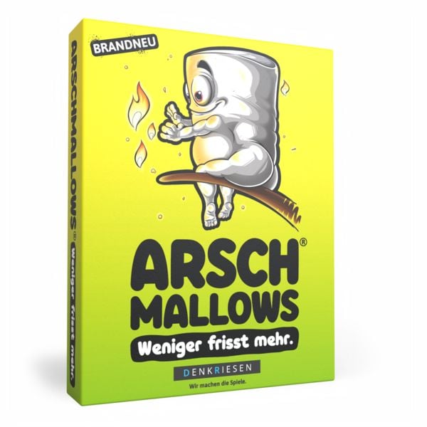 Produktbild: DENKRIESEN - ARSCHMALLOWS&reg; &ndash; "Weniger frisst mehr." | Boxverpackung