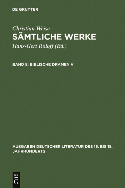 Produktbild: Biblische Dramen V