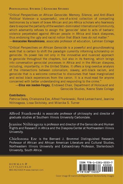 Produktbild: Critical Perspectives on African Genocide