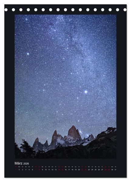 Produktbild: Patagonien: Sehnsuchtsziel am Ende der Welt (Tischkalender 2026 DIN A5 hoch), CALVENDO Monatskalender