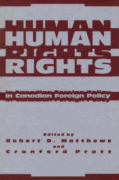 Produktbild: Human Rights in Canadian Foreign Policy