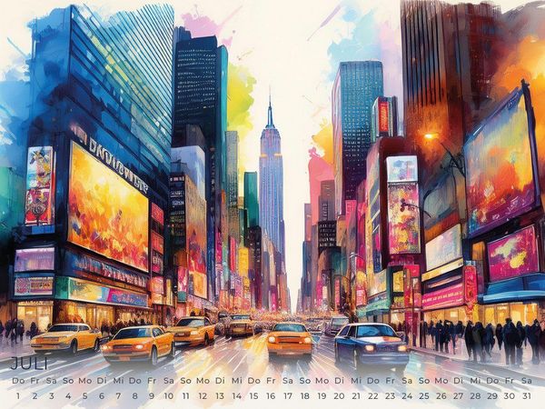 Produktbild: New York Artwork Edition Kalender 2027
