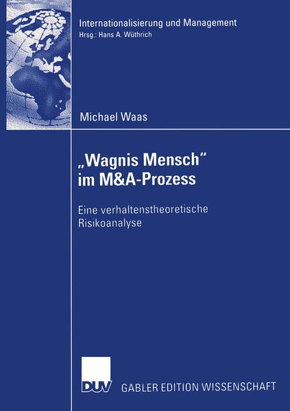 Produktbild: &bdquo;Wagnis Mensch&ldquo; im M&A-Prozess
