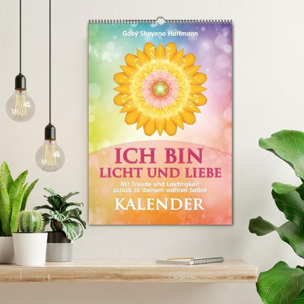Produktbild: ICH BIN Licht und Liebe - Kalender (Wandkalender 2026 DIN A2 hoch), CALVENDO Monatskalender