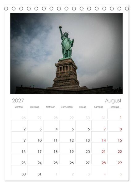 Produktbild: Tischplaner 2027 - New York Shoots (A5 Tischkalender zum Aufstellen) CALVENDO