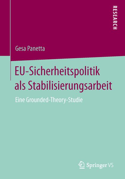 Produktbild: EU-Sicherheitspolitik als Stabilisierungsarbeit
