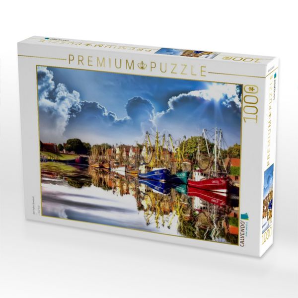 Produktbild: CALVENDO Puzzle Der Hafen Greetsiel | 1000 Teile Lege-Gr&ouml;&szlig;e 64x48cm Foto-Puzzle f&uuml;r gl&uuml;ckliche Stunden