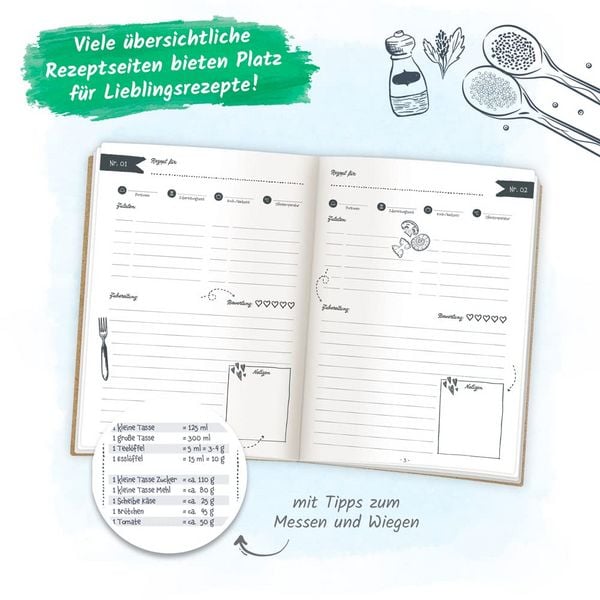 Produktbild: Tr&ouml;tsch Rezeptbuch Lieblingsrezepte zum Selberschreiben