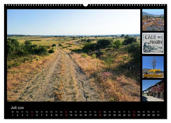 Produktbild: Via de la Plata - auf dem Jakobsweg von Sevilla nach Santiago (Wandkalender 2026 DIN A2 quer), CALVENDO Monatskalender
