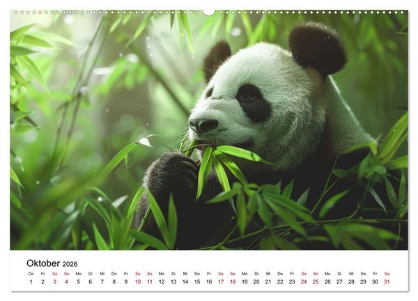 Produktbild: Magische Tierwelt Asiens (hochwertiger Premium Wandkalender 2026 DIN A2 quer), Kunstdruck in Hochglanz