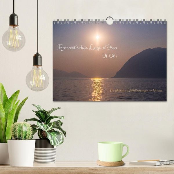 Produktbild: Romantischer Lago d'Iseo (Wandkalender 2026 DIN A4 quer), CALVENDO Monatskalender