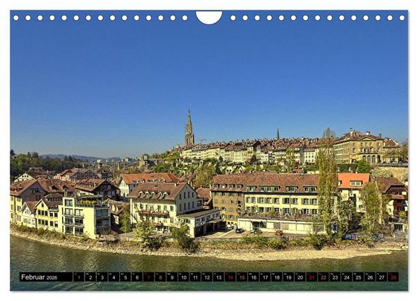 Produktbild: BERN - Vom B&auml;rengraben bis Zytglogge (Wandkalender 2026 DIN A4 quer), CALVENDO Monatskalender