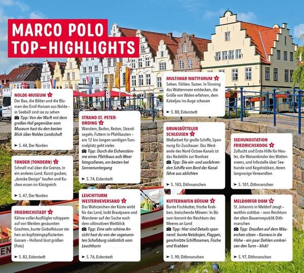 Produktbild: MARCO POLO Reisef&uuml;hrer Nordseek&uuml;ste Schleswig-Holstein