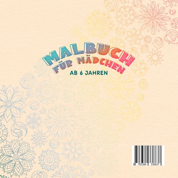 Produktbild: Malbuch f&uuml;r M&auml;dchen ab 6 Jahren