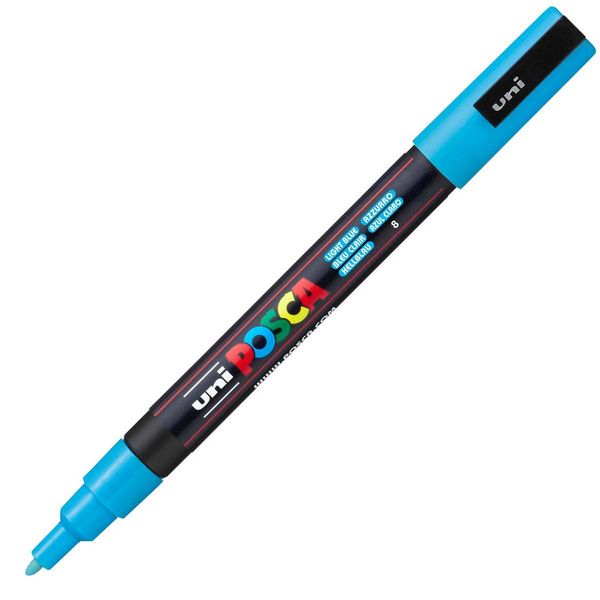 Produktbild: uni-ball Marker uni POSCA PC-3M hellblau